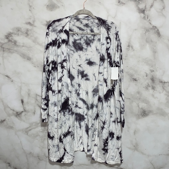 Sweet Romeo Tie Dye Open Drape Cardigan - Picture 4 of 13